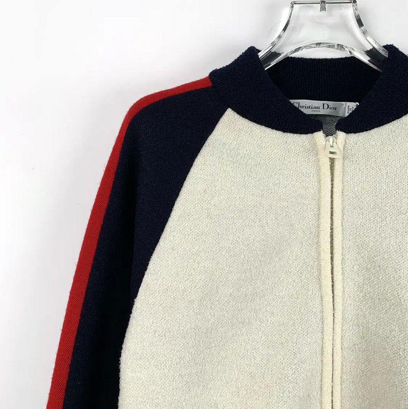Dior Dior Colorblock Wool Women's Jacket 0089 Size XXS / US 00 / IT 34 - 3 Thumbnail