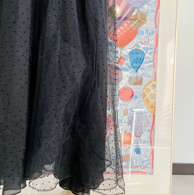 Dior Dior Black Nylon Short Sleeve Dress 0089 Size M / US 6-8 / IT 42-44 - 4 Thumbnail
