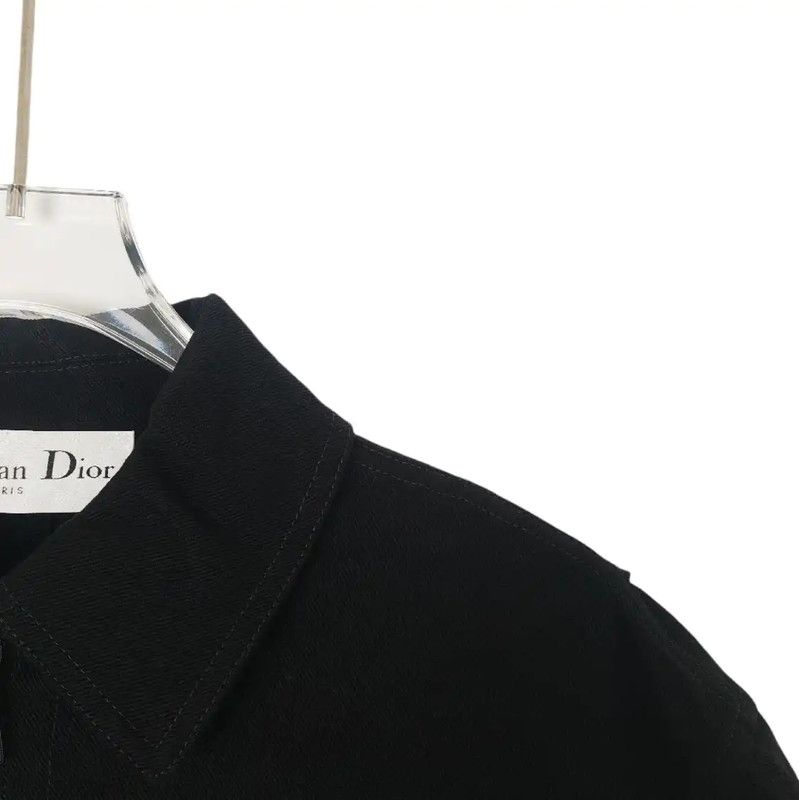 Dior Dior Black Cotton Dress for Women 0089 Size M / US 6-8 / IT 42-44 - 3 Thumbnail