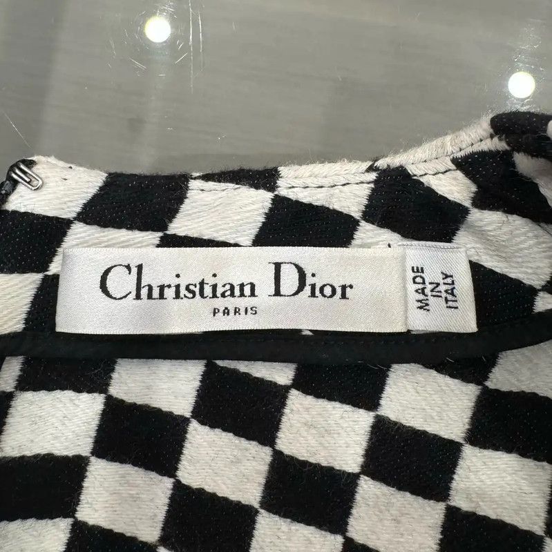 Dior Dior Black Cotton Sleeveless Dress 0089 Size S / US 4 / IT 40 - 5 Thumbnail
