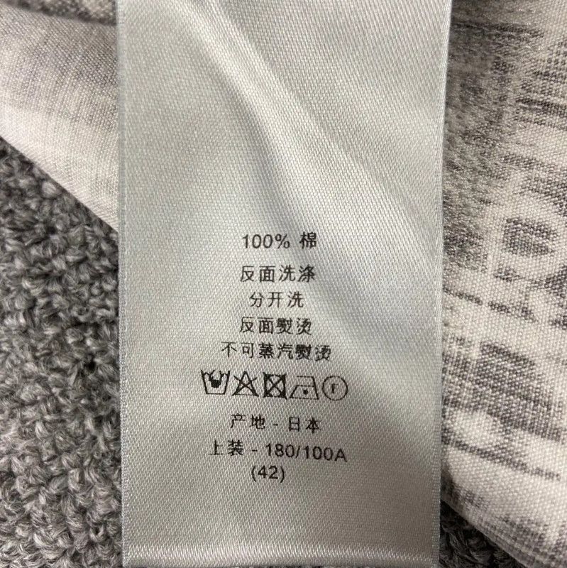 Dior Dior Gray Cotton Shirt for Women 0089 Size L / US 10 / IT 46 - 6 Thumbnail