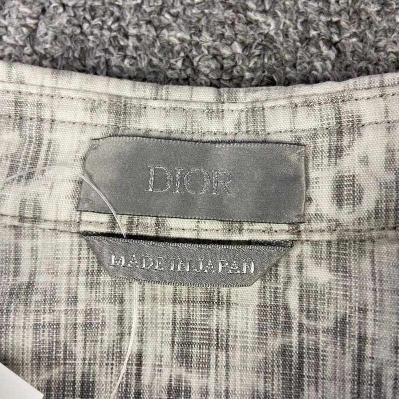 Dior Dior Gray Cotton Shirt for Women 0089 Size L / US 10 / IT 46 - 4 Thumbnail