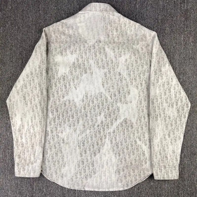 Dior Dior Color Block Cotton Women's Shirt 0089 Size L / US 10 / IT 46 - 2 Thumbnail