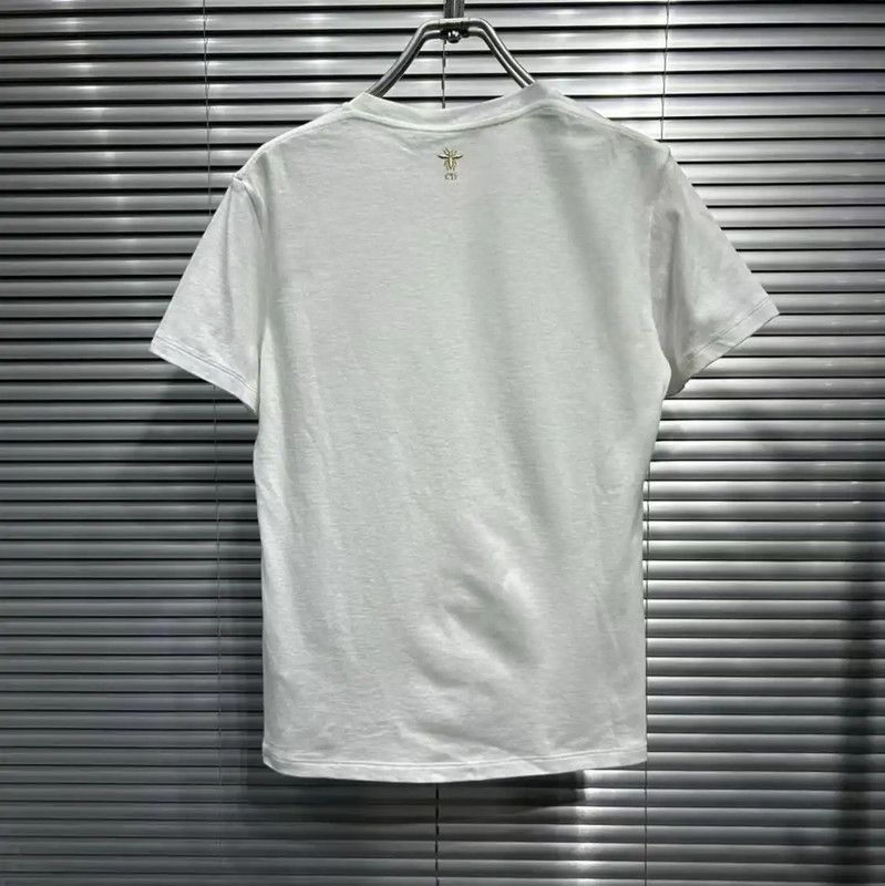 Dior Dior Summer Cream Cotton T-Shirt 0089 Size S / US 4 / IT 40 - 2 Thumbnail