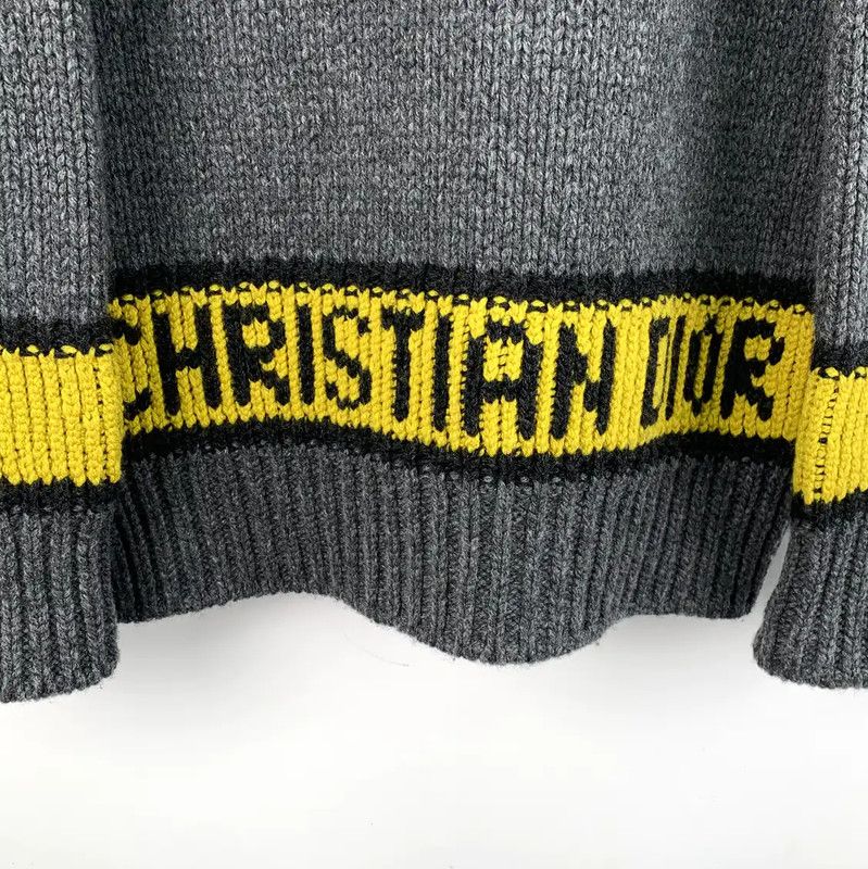 Dior Dior Grey Wool Cardigan with Hood 0089 Size XXS / US 00 / IT 34 - 5 Thumbnail