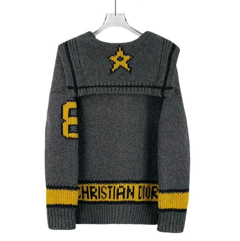 Dior Dior Grey Wool Cardigan with Hood 0089 Size XXS / US 00 / IT 34 - 2 Thumbnail