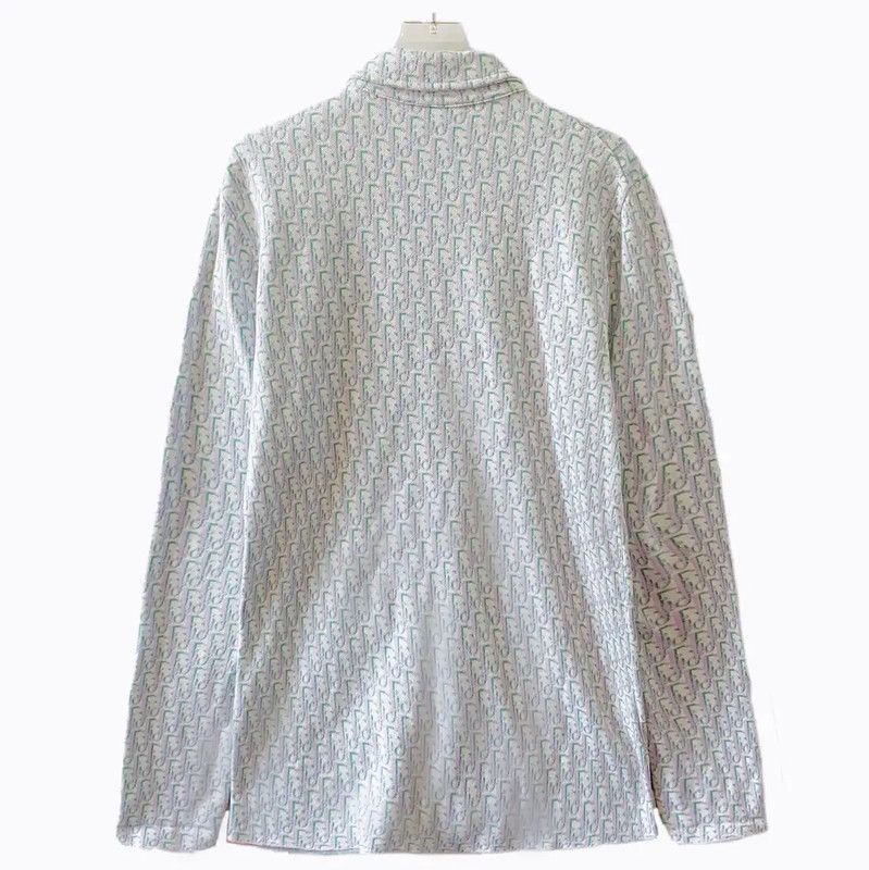 Dior Dior Lavender Cotton Women's Shirt 0089 Size S / US 4 / IT 40 - 2 Thumbnail