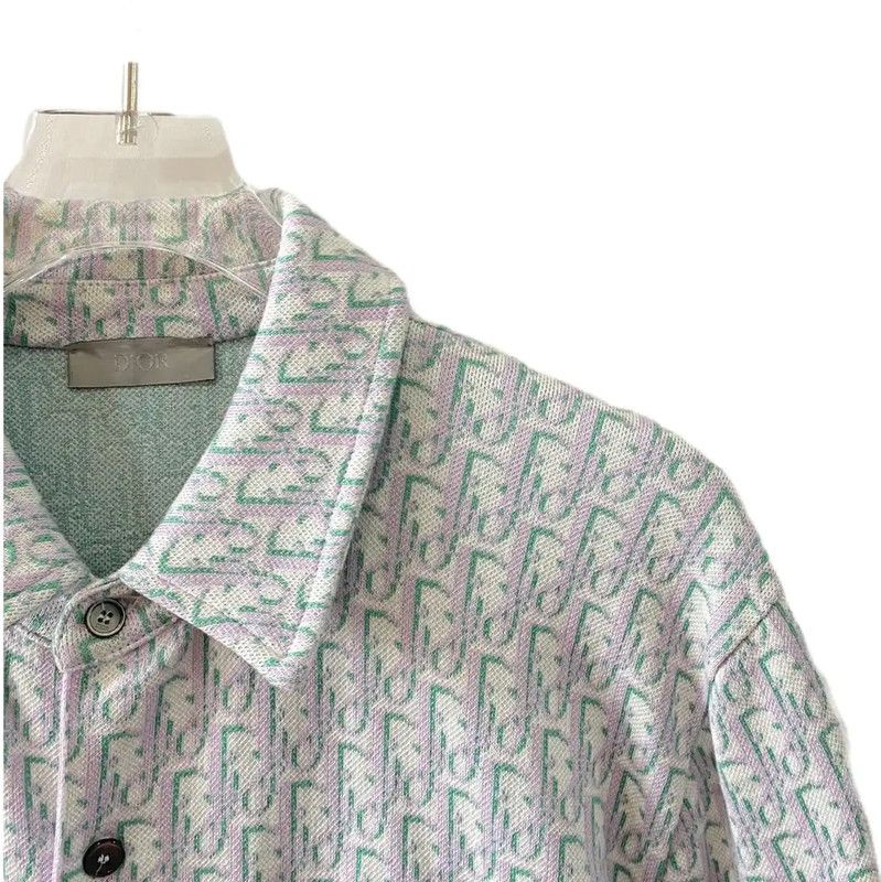 Dior Dior Lavender Cotton Women's Shirt 0089 Size S / US 4 / IT 40 - 4 Thumbnail
