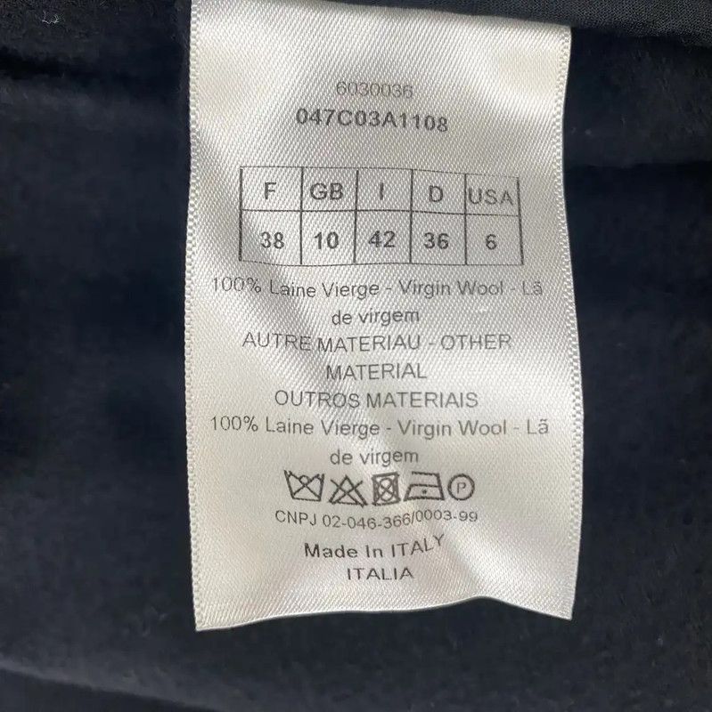 Dior Dior Checkered Wool Jacket for Women 0089 Size S / US 4 / IT 40 - 8 Thumbnail