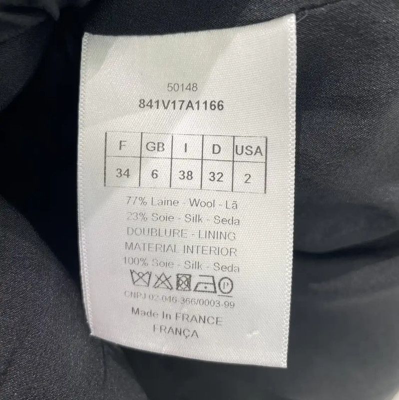 Dior Dior Black Cotton Women's Jacket Size XS 0089 Size XS / US 0-2 / IT 36-38 - 6 Thumbnail