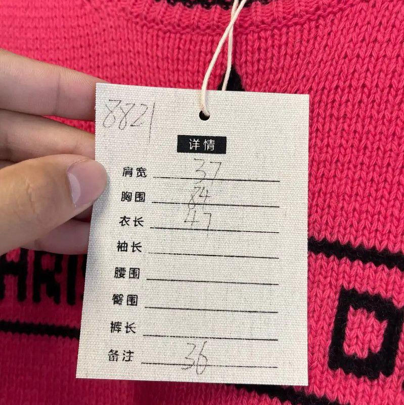 Dior Dior Women’s Bright Pink Pullover Sweater 0089 Size S / US 4 / IT 40 - 6 Thumbnail