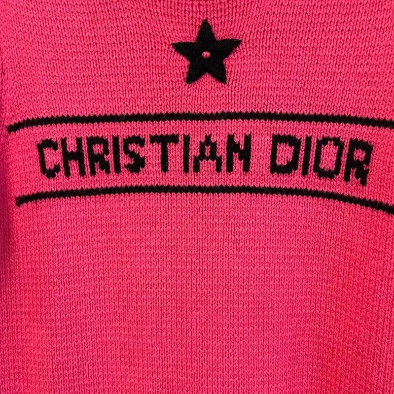 Dior Dior Women’s Bright Pink Pullover Sweater 0089 Size S / US 4 / IT 40 - 5 Thumbnail