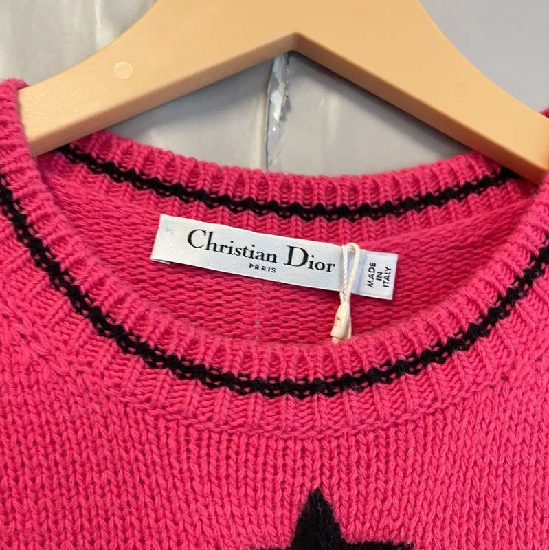 Dior Dior Women’s Bright Pink Pullover Sweater 0089 Size S / US 4 / IT 40 - 3 Thumbnail