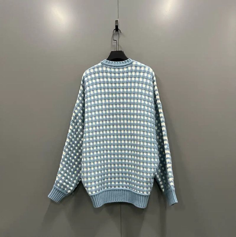 Dior Dior Blue Wool Long Sleeve Sweater 0089 Size S / US 4 / IT 40 - 3 Thumbnail