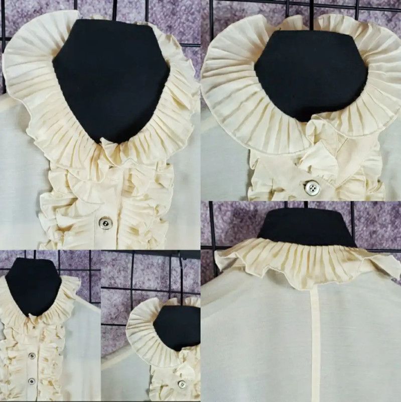 Dior Dior Summer Beige Silk Blend Short Sleeve Shirt 0089 Size M / US 6-8 / IT 42-44 - 4 Thumbnail