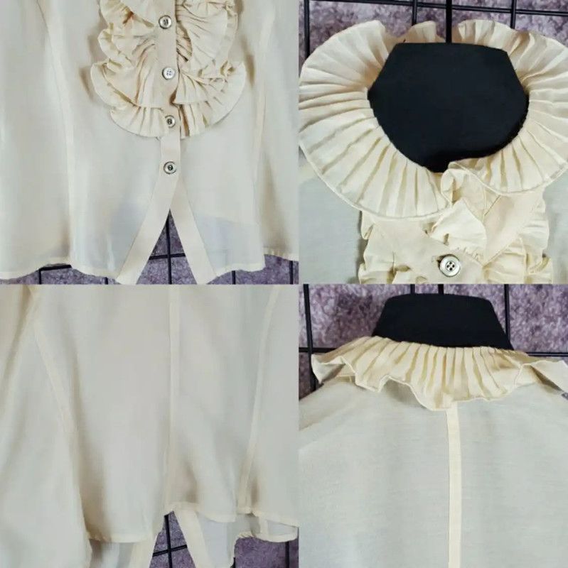 Dior Dior Summer Beige Silk Blend Short Sleeve Shirt 0089 Size M / US 6-8 / IT 42-44 - 5 Thumbnail