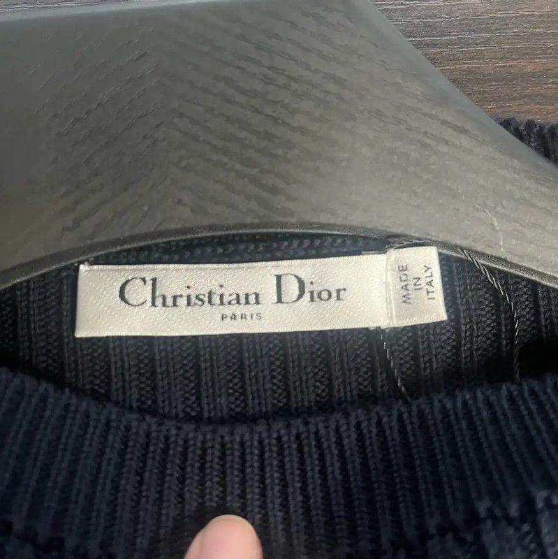 Dior Dior Women's Gray Pullover Sweater 0089 Size S / US 4 / IT 40 - 3 Thumbnail