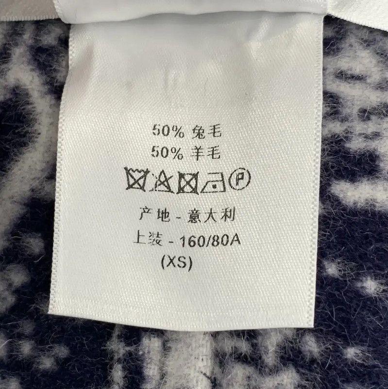 Dior Dior Women's Dark Blue Wool Cardigan 0089 Size XS / US 0-2 / IT 36-38 - 7 Thumbnail