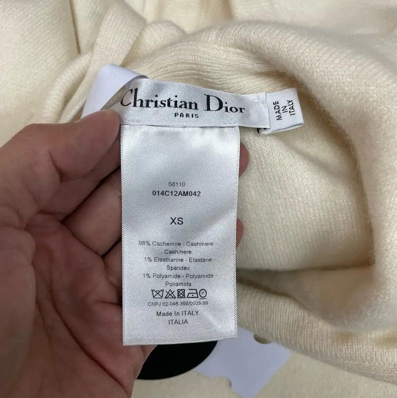 Dior Dior White XS Women's Hoodie 0089 Size XS / US 0-2 / IT 36-38 - 4 Thumbnail