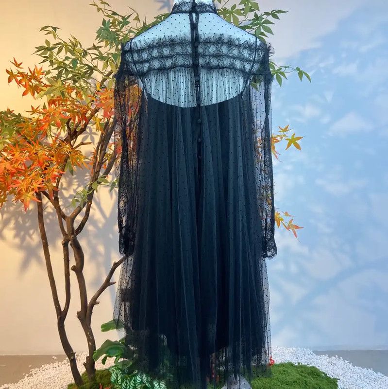 Dior Dior Black Silk Dress in Size S 0089 Size S / US 4 / IT 40 - 3 Thumbnail
