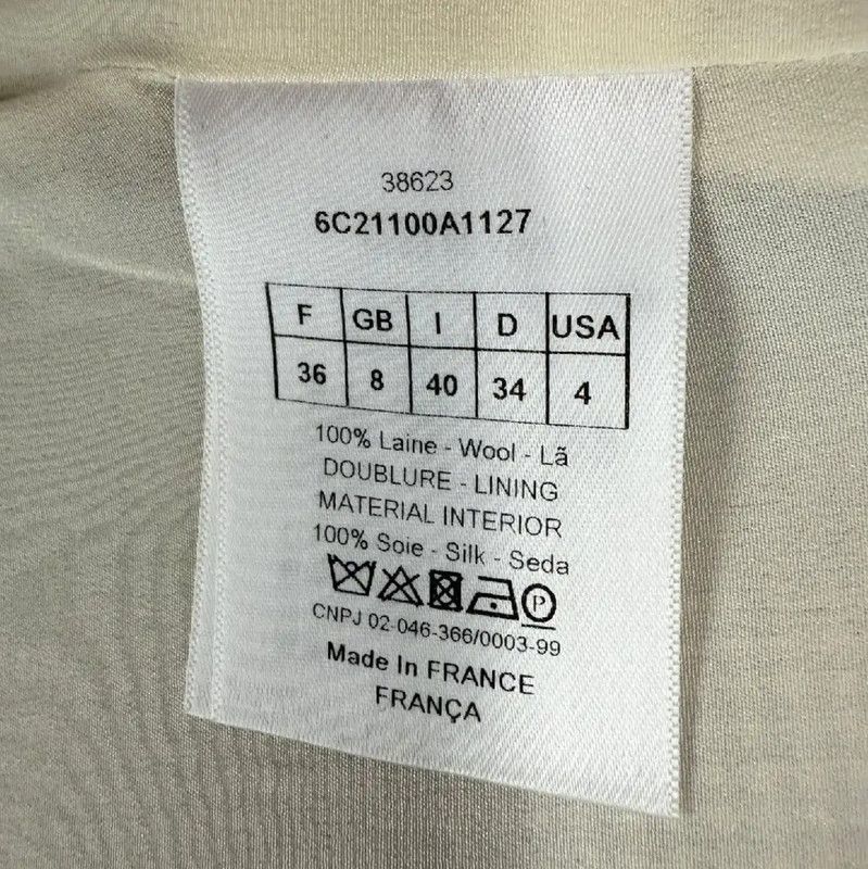 Dior Dior Grey Wool Cardigan for Women 0089 Size M / US 6-8 / IT 42-44 - 4 Thumbnail