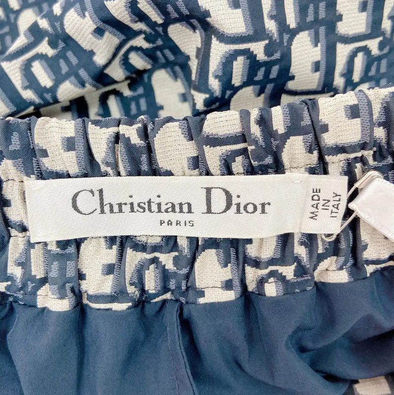 Dior Dior Blue Printed Polyester Women's Shorts 0089 Size 23" - 6 Thumbnail