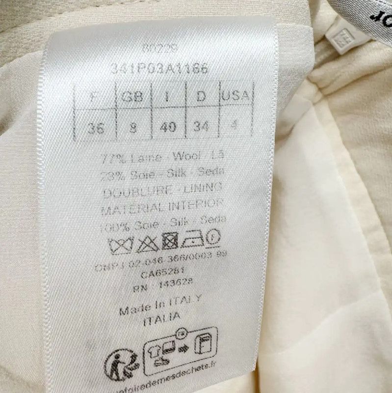 Dior Dior White Wool Women's Coat S Size 0089 Size S / US 4 / IT 40 - 8 Thumbnail