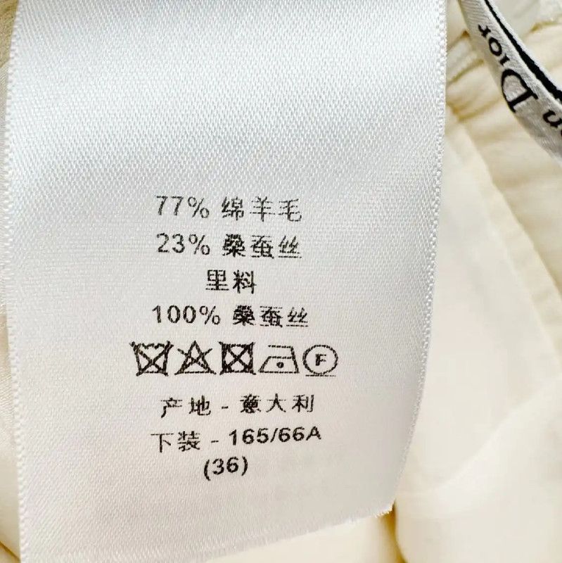 Dior Dior White Wool Women's Coat S Size 0089 Size S / US 4 / IT 40 - 9 Thumbnail