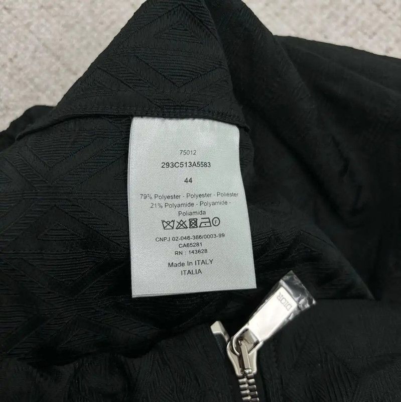Dior Dior Black Cotton Blend Jacket for Women 0089 Size S / US 4 / IT 40 - 4 Thumbnail