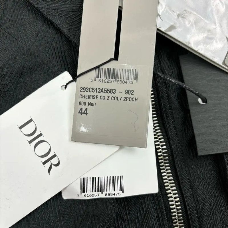 Dior Dior Black Cotton Blend Jacket for Women 0089 Size S / US 4 / IT 40 - 6 Thumbnail