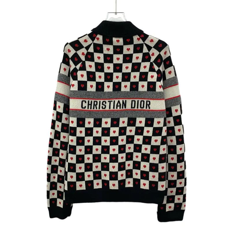 Dior Dior Women's Color-Block Cashmere Jacket 0089 Size S / US 4 / IT 40 - 2 Thumbnail