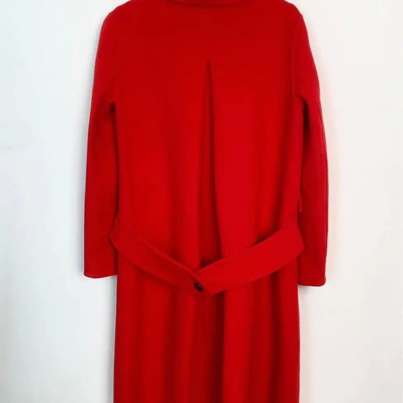 Dior Dior Red Cotton Women's Coat Size S 0089 Size S / US 4 / IT 40 - 2 Thumbnail