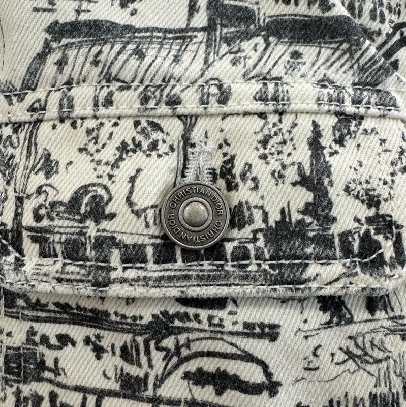 Dior Dior Women's Printed Cotton Jacket 0089 Size M / US 6-8 / IT 42-44 - 5 Thumbnail