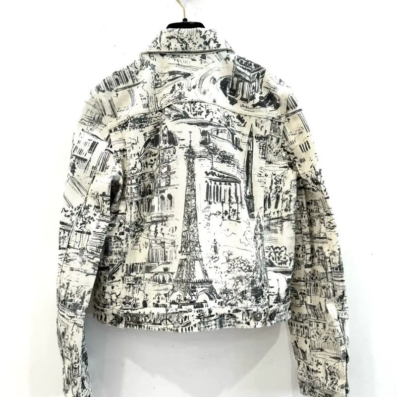 Dior Dior Women's Printed Cotton Jacket 0089 Size M / US 6-8 / IT 42-44 - 3 Thumbnail