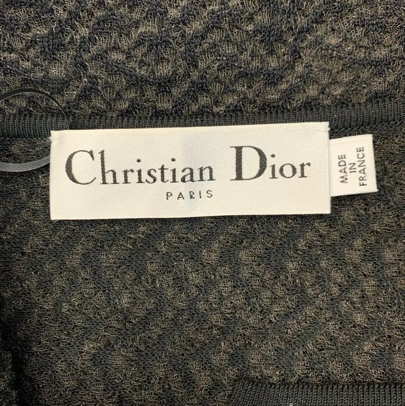 Dior Dior Black Polyester Women's Coat 0089 Size L / US 10 / IT 46 - 4 Thumbnail