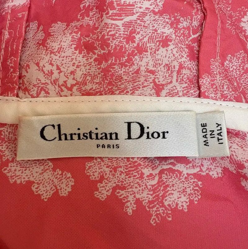 Dior Dior Pink Short Sleeve Cotton Dress 0089 Size S / US 4 / IT 40 - 7 Thumbnail