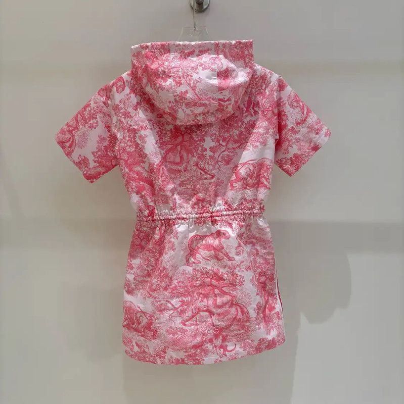Dior Dior Pink Short Sleeve Cotton Dress 0089 Size S / US 4 / IT 40 - 2 Thumbnail