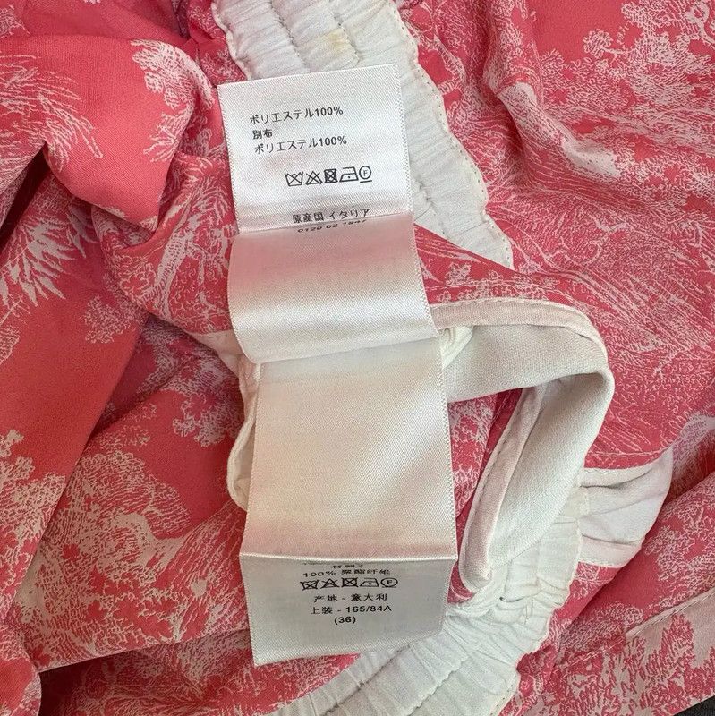 Dior Dior Pink Short Sleeve Cotton Dress 0089 Size S / US 4 / IT 40 - 8 Thumbnail