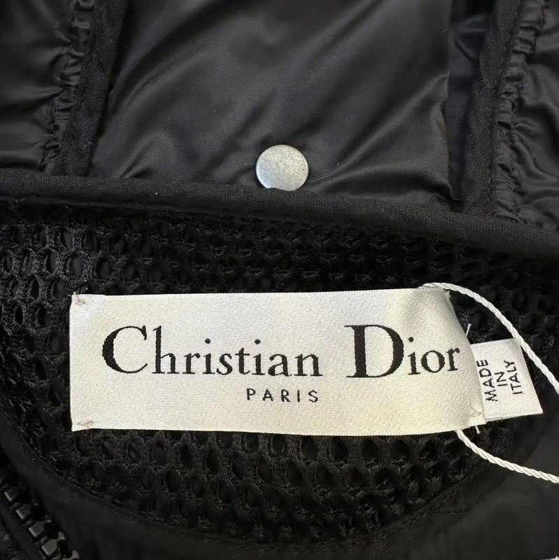 Dior Dior Black Mesh Long Trench Coat for Women 0089 Size S / US 4 / IT 40 - 8 Thumbnail