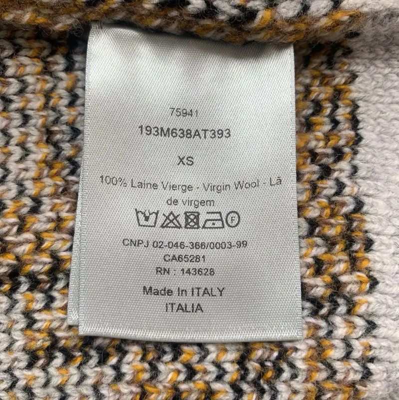 Dior Dior Color Block Wool Sweater for Women 0089 Size XS / US 0-2 / IT 36-38 - 6 Thumbnail