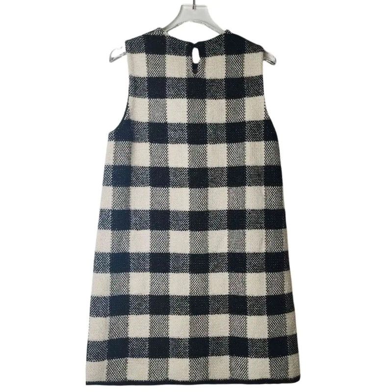 Dior Dior Color Block Wool Dress for Women 0089 Size S / US 4 / IT 40 - 2 Thumbnail