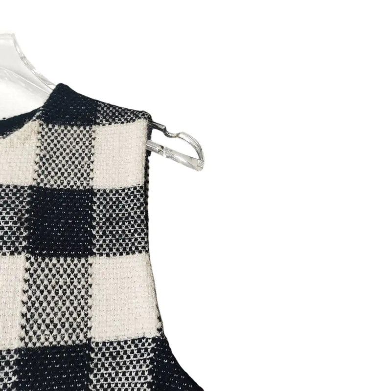 Dior Dior Color Block Wool Dress for Women 0089 Size S / US 4 / IT 40 - 3 Thumbnail