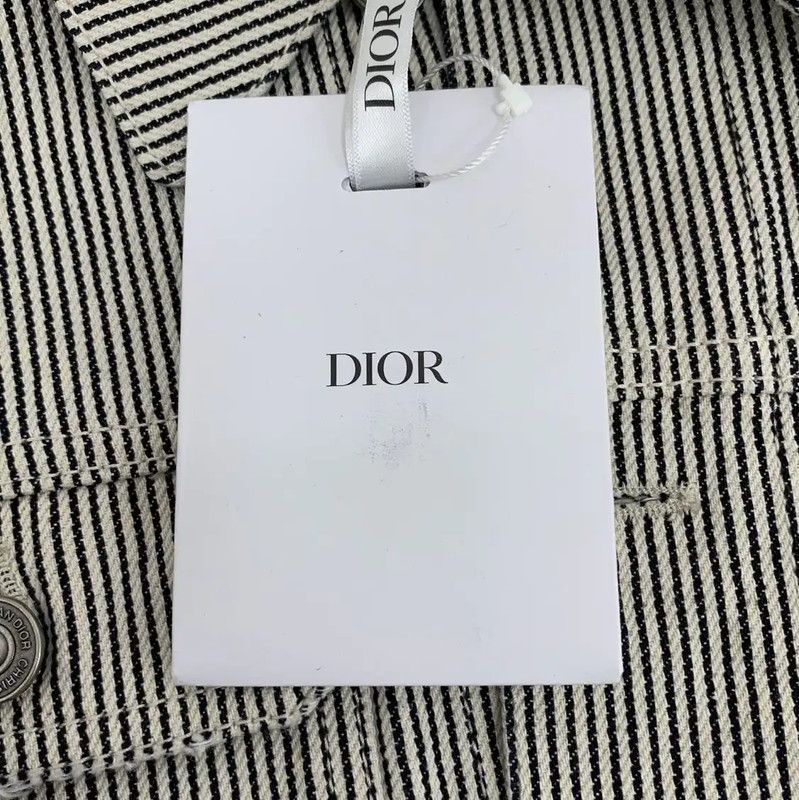 Dior Dior Women's Striped Cotton Jacket in Size S 0089 Size S / US 4 / IT 40 - 9 Thumbnail