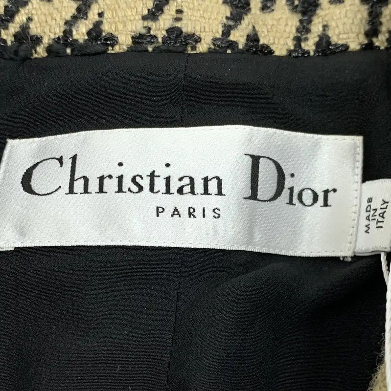 Dior Dior Brown Houndstooth Women's Jacket 0089 Size S / US 4 / IT 40 - 5 Thumbnail