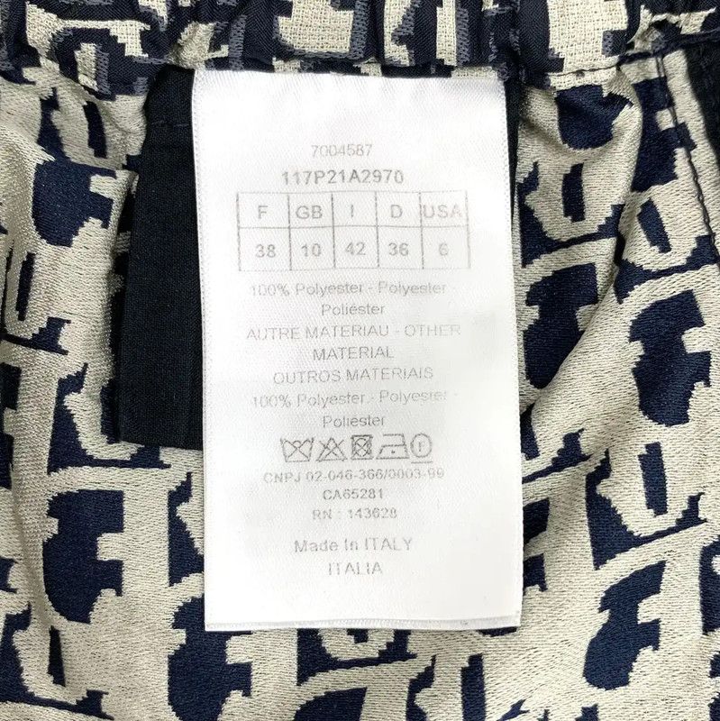 Dior Dior Color Block Women's Polyester Shorts 0089 Size 23" - 6 Thumbnail