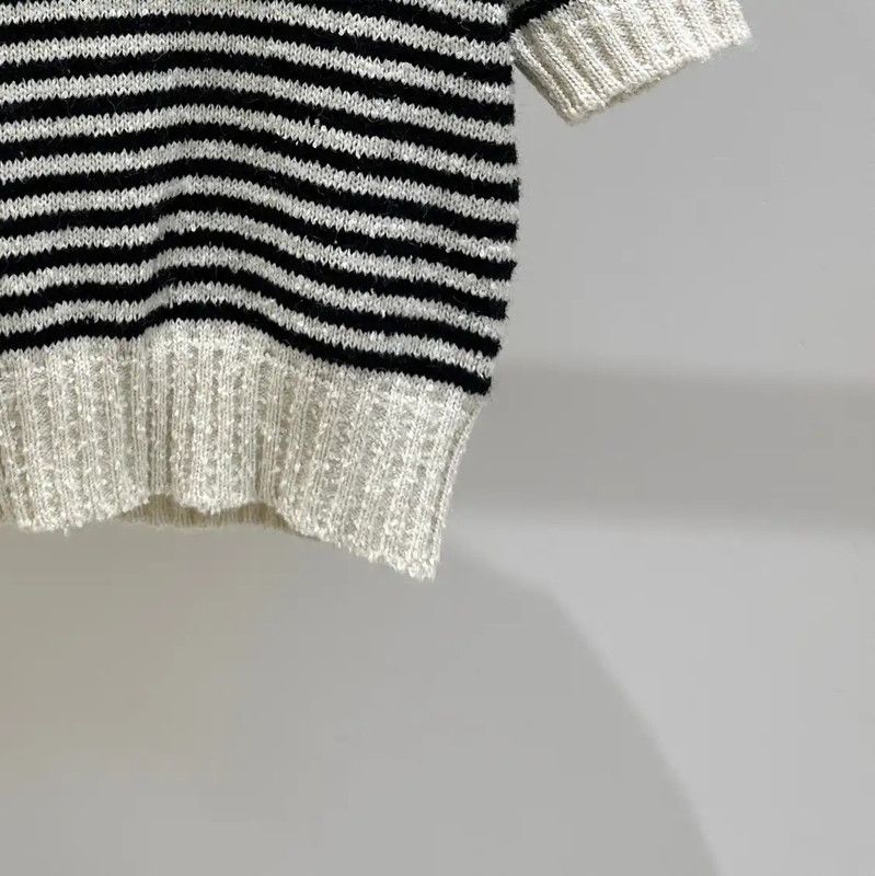 Dior Dior Striped Cotton Short Sleeve Top 0089 Size S / US 4 / IT 40 - 3 Thumbnail
