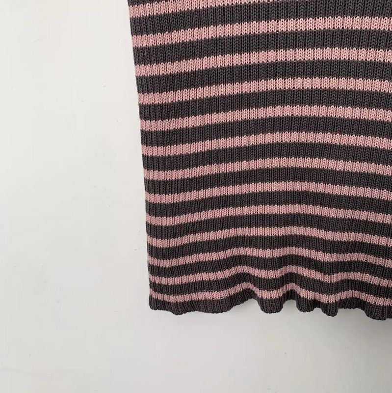 Dior Dior Color-Blocked Ribbed Cotton Sweater 0089 Size XS / US 0-2 / IT 36-38 - 4 Thumbnail