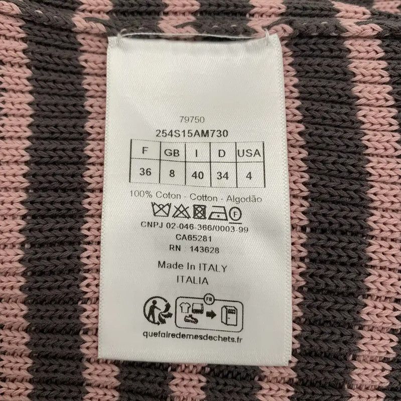 Dior Dior Color-Blocked Ribbed Cotton Sweater 0089 Size XS / US 0-2 / IT 36-38 - 7 Thumbnail