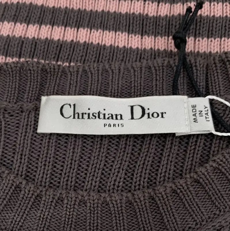 Dior Dior Color-Blocked Ribbed Cotton Sweater 0089 Size XS / US 0-2 / IT 36-38 - 5 Thumbnail