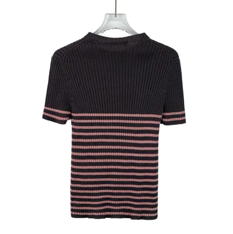 Dior Dior Color Block Cotton Women's Pullover Sweater 0089 Size S / US 4 / IT 40 - 2 Thumbnail